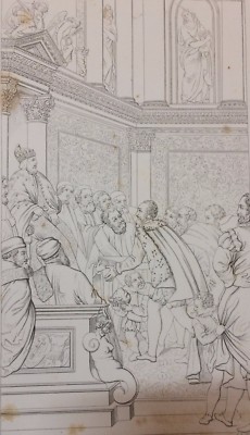 Arte Antica: Incisione Di Saverio Pistolesi, Veneto, Doge Loredan, Pittori Caliari