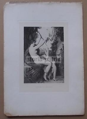 Ninfa E Bacco: Scena Mitologica Da Jules Lefebvre