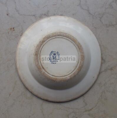 Ceramica Musso: Piatto Con Decori Policromi Di Gusto Futurista