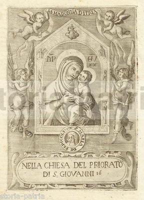 Stampa Popolare Devozionale: Madonna d'Itria, Placido Doni