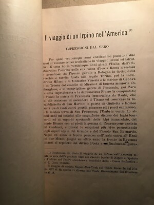 Irpinia, Avellino, Emigrazione In America: New York, De Pace, Di Juglio, Pisani, Morena