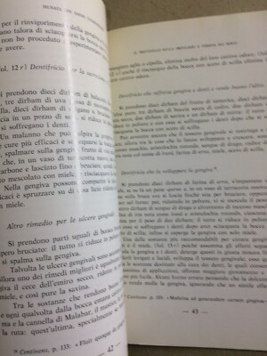 Il Trattatello Di Hunain Ibn Ishaq Sulla Profilassi E Terapia Dei Denti