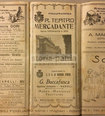 Teatro Napoli, Compagnia Irma Gramatica, Jusckevic, Raro Depliant Pubblicitario