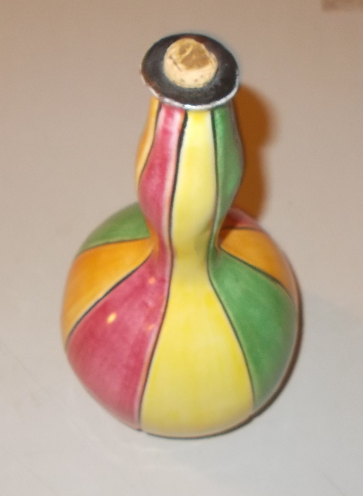 Ceramica Da Collezione: Inusuale Artistico Modellato, Bella Policromia, Pucci
