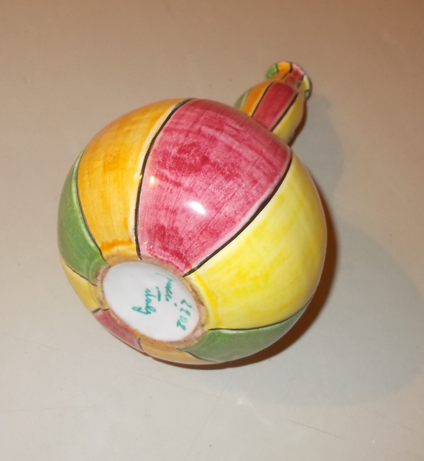 Ceramica Da Collezione: Inusuale Artistico Modellato, Bella Policromia, Pucci