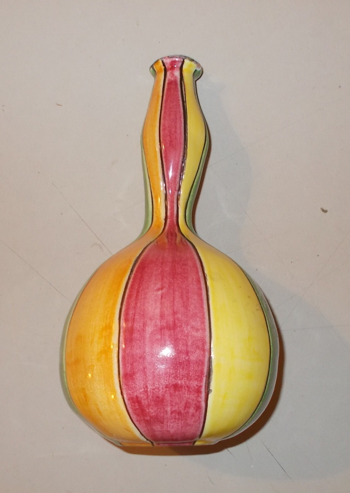 Ceramica Da Collezione: Inusuale Artistico Modellato, Bella Policromia, Pucci