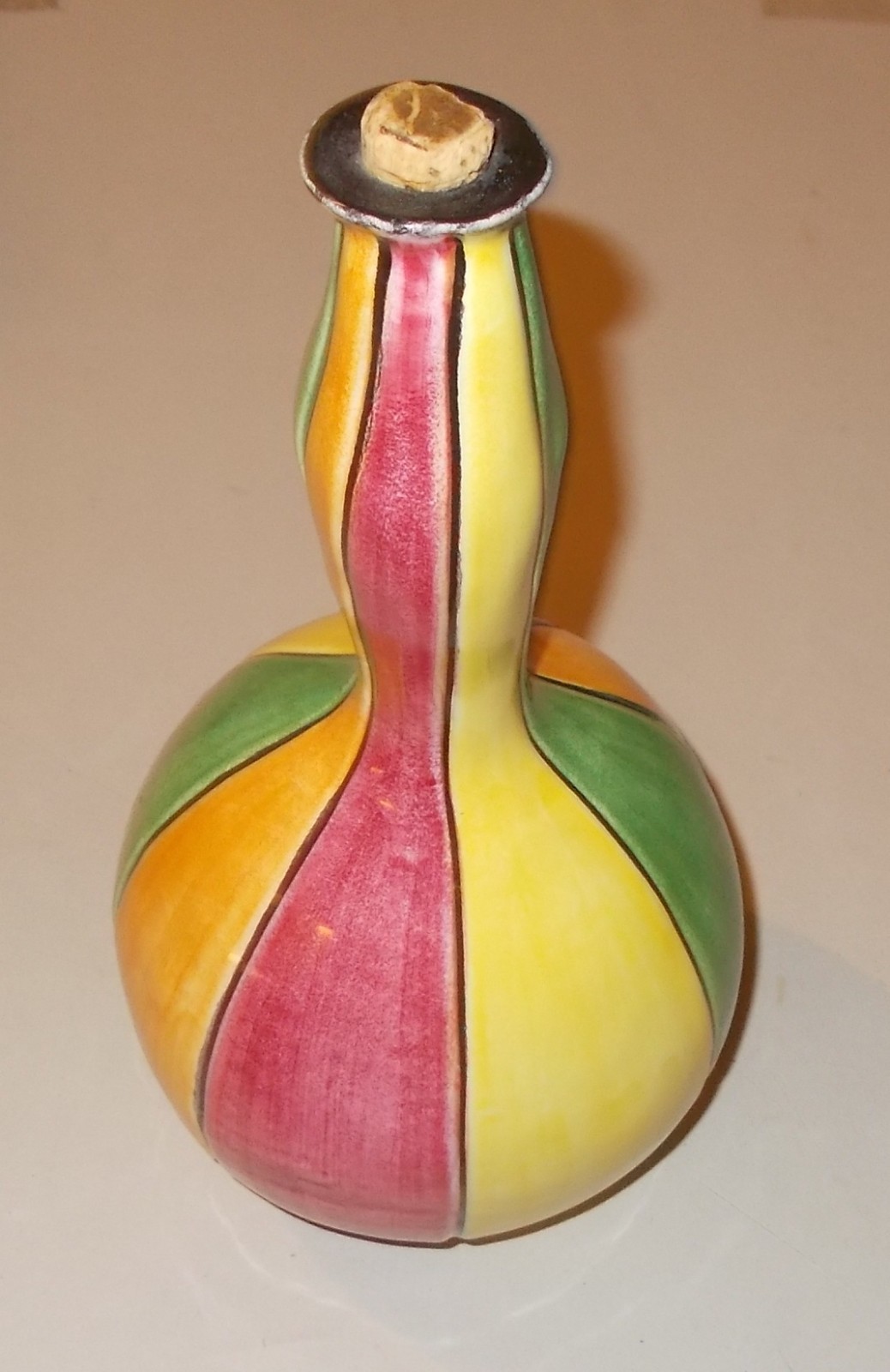 Ceramica Da Collezione: Inusuale Artistico Modellato, Bella Policromia, Pucci