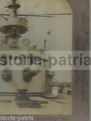 Fotografia Stereoscopica Della Nave Da Guerra Russa Retvizan, Studio Griffith, 1904