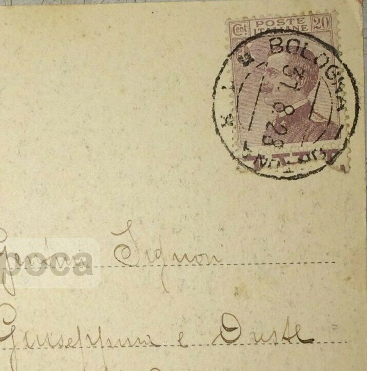 Marche, Senigallia: Animata Veduta Del Porto Con Faro E Tuffi In Mare. Cartolina, 1928