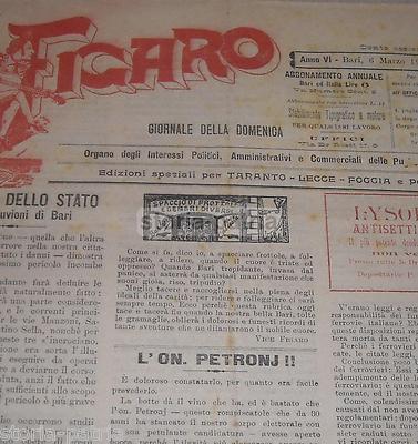 Figaro: Giornale Della Domenica   Puglia E Basilicata (6 Marzo 1905)