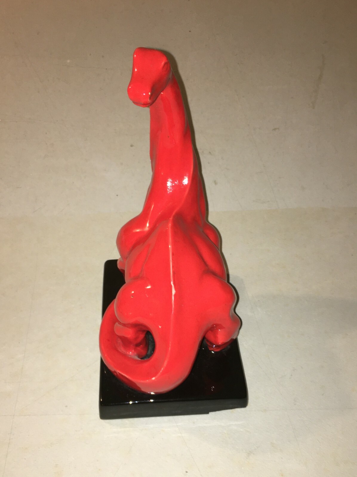 Scultura In Ceramica Raffigurante Drago, Arti Decorative Del '900
