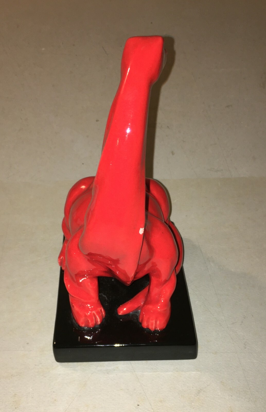 Scultura In Ceramica Raffigurante Drago, Arti Decorative Del '900