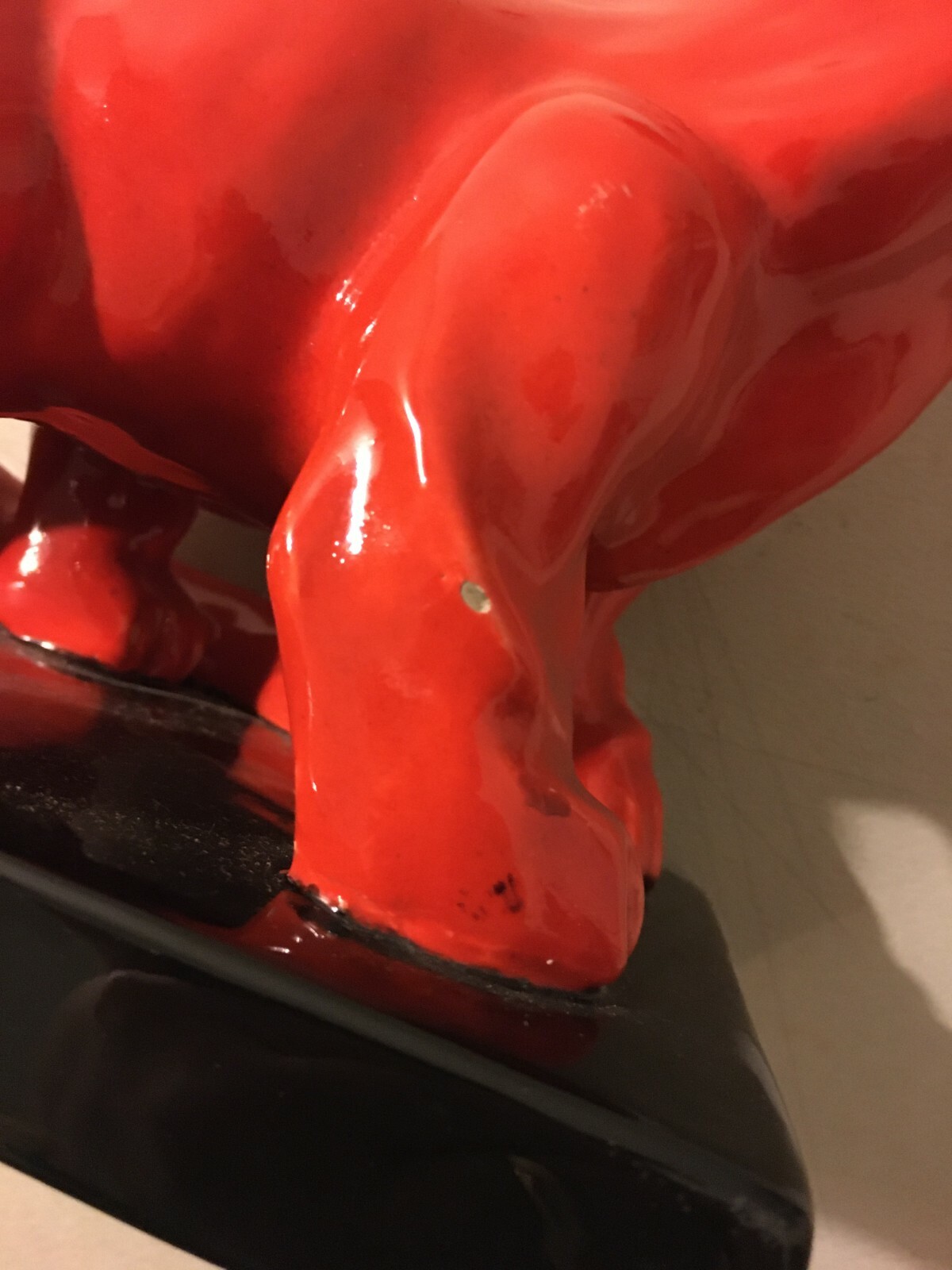 Scultura In Ceramica Raffigurante Drago, Arti Decorative Del '900