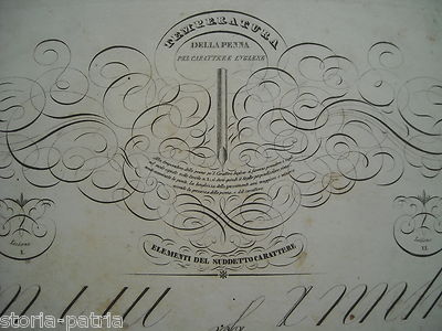 Calligrafia, Scrittura, Temperatura Della Penna E Caratteri Calligrafici Inglesi, 1800