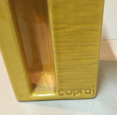 Caprai Val Di Maggio Vini D.O.C.   Boccale Pubblicitario In Ceramica