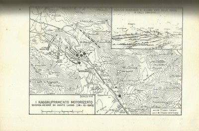 Militaria: Esercito, I Raggruppamento Motorizzato. Monte Lungo, Monte Marrone E Castelnuovo
