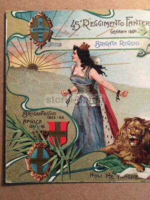 Militaria, Fanteria, Brigata Reggio, Modena, Risorgimento, Brigantaggio, Colera, Stampa