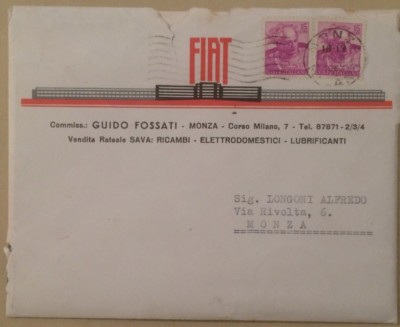 Automobili, Auto d'Epoca: Documenti Per Fiat 600 Tg. Mi 738283, Monza, 1963