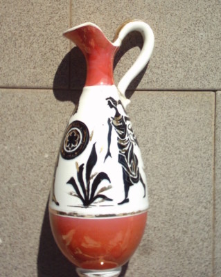 Ceramica Da Collezione Marmaca, San Marino: Decori Mitologici, Bottiglia Da Liquore