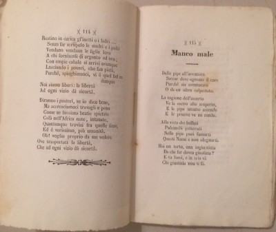 Letteratura Popolare: Poesia, Sghiribizzi   Francesco Paolo Pace   Marzucco   Sarno   1869