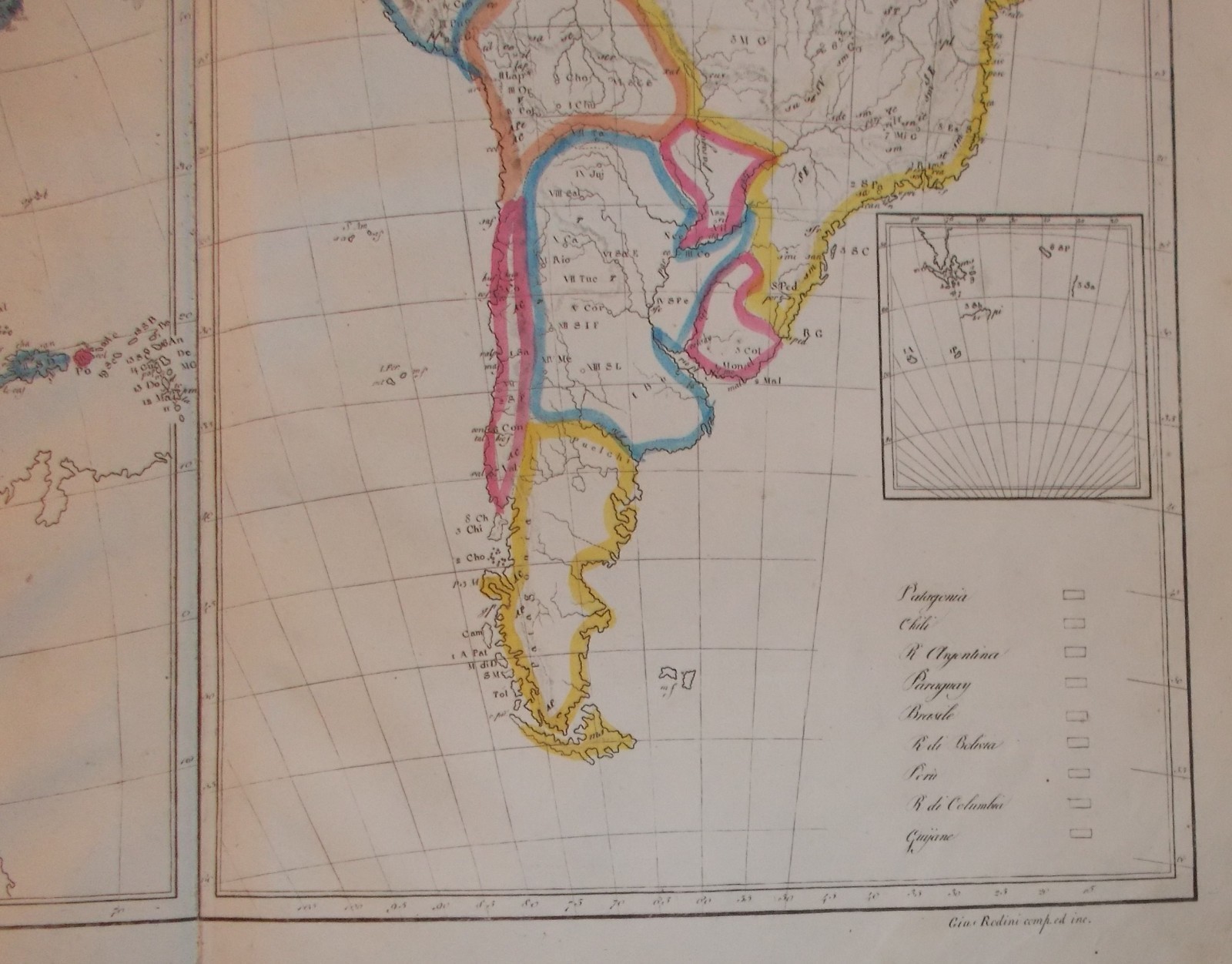 Antica Cartografia Delle Americhe: Stati Uniti, Brasile, Perù, Patagonia, Alaska