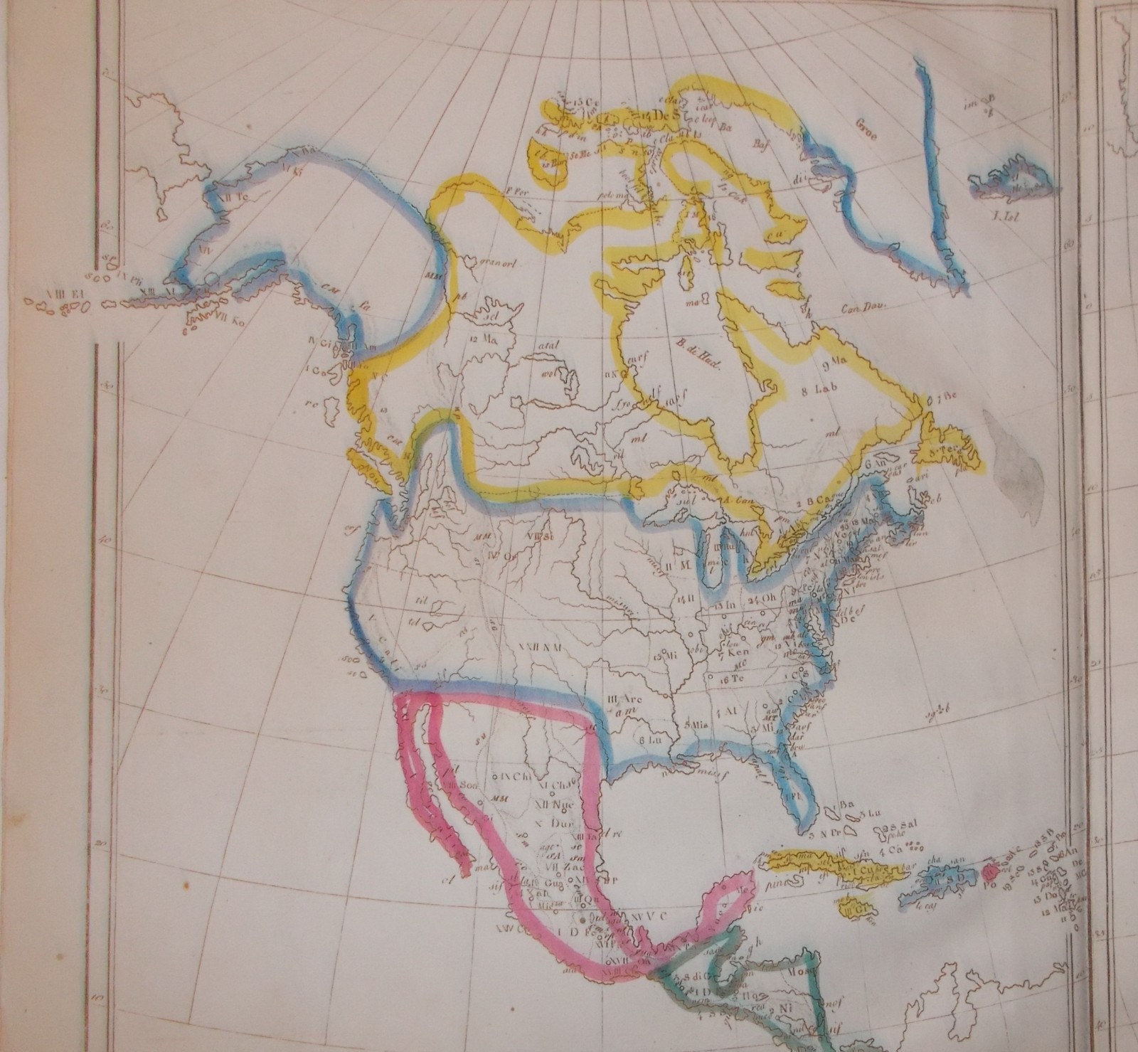 Antica Cartografia Delle Americhe: Stati Uniti, Brasile, Perù, Patagonia, Alaska