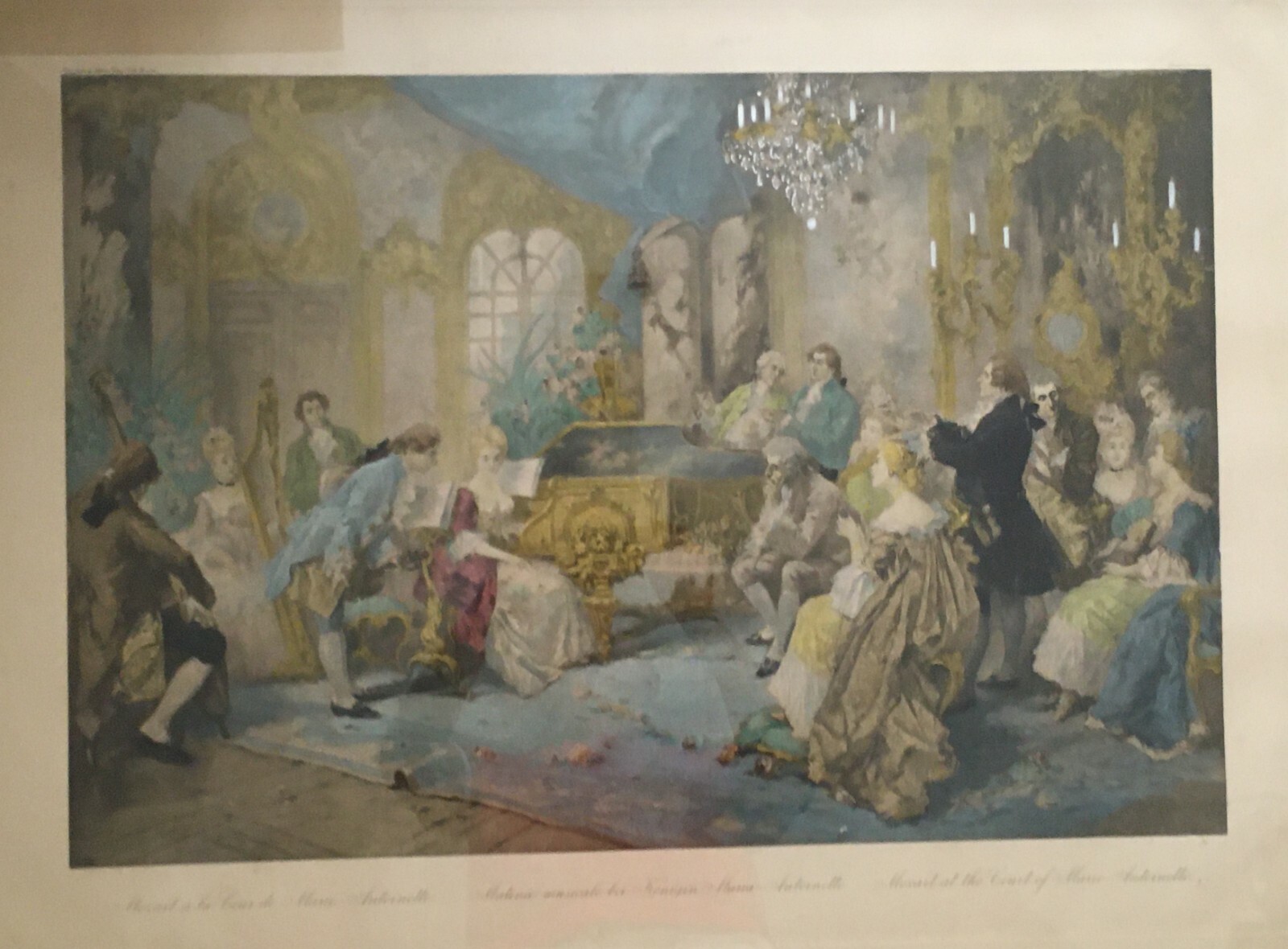 Arte E Musica: Mozart, Scena d'Interno. Concerto Musicale Alla Corte Francese