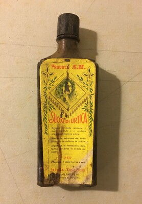 Farmacia Cura Capelli Urtica Ragazzoni Calolziocorte   Pubblicitaria d'Epoca