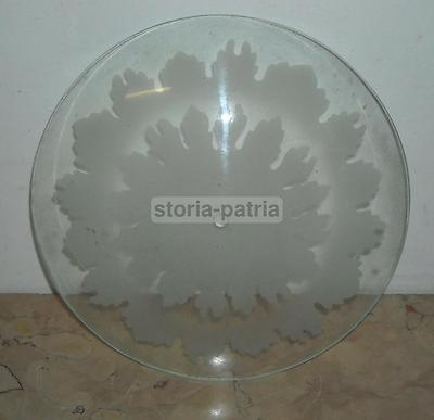 Vetro Decorativo Per Lampada: Modellato Convesso Con Decorazione Satinata