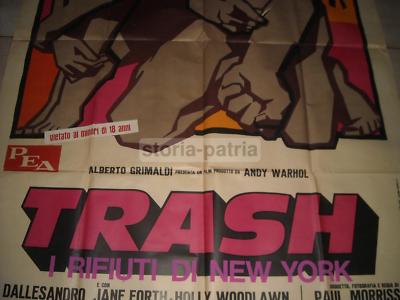Cinema, Andy Warhol, Paul Morrissey, Manifesto Trash   I Rifiuti Di New York