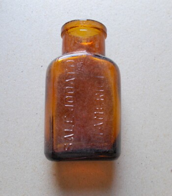 Medicina, Farmacia, Farmaceutica, Montecatini, Tamerici, Sale Iodato, Vetro d'Epoca