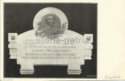 Puglia, Gravina In Puglia, Socialismo, Canio Musacchio, Lapide Commemorativa, 1911