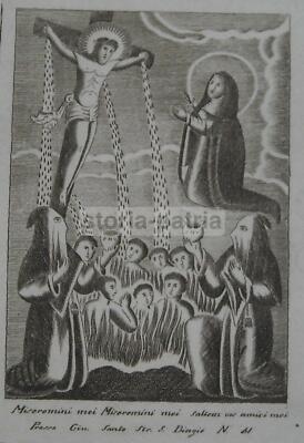 Arte Popolare Devozionale Napoletana: Passione Di Gesù, Crocifissione. Artista: Giuseppe Santo