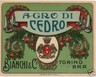 Piemonte, Torino, Bra: Araldica Agro Di Cedro Bianchi