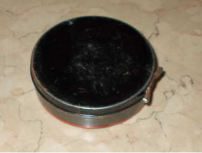 Scatola Pubblicitaria In Latta 3 Stelle, Crema Per Calzature, Garlasco