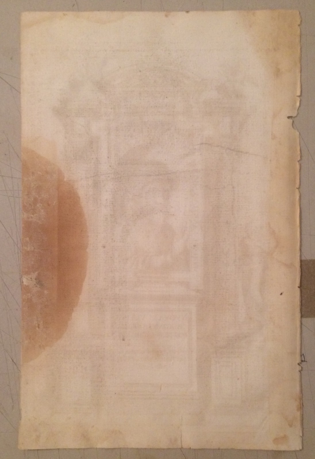 Michelangelo Buonarroti. Ritratto Dell'Artista Con Allegorie Delle Arti. Incisione All'Acquaforte