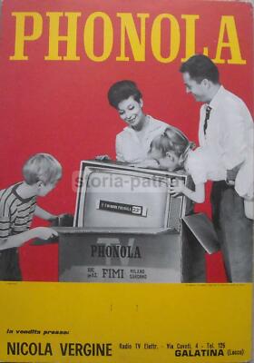 Radiotecnica, Televisione, Televisori Phonola, Pubblicità, Galatina, Vergine