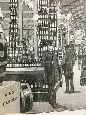 Enologia, Esposizione Di Torino 1884: Padiglione Enologico, Vini, Barolo
