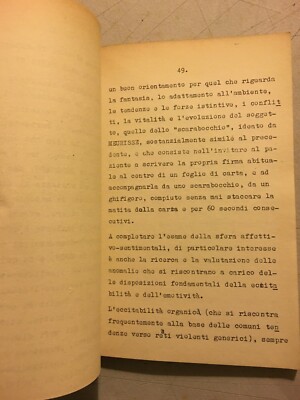 Mario Vinci, Argomenti Di Antropologia Criminale (Napoli, Anni '30)