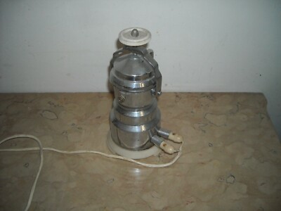 Caffettiera Elettrica Monoporzione d'Epoca In Metallo Cromato
