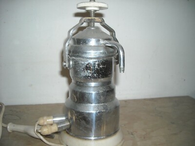 Caffettiera Elettrica Monoporzione d'Epoca In Metallo Cromato