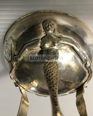Saliera In Stile Impero Con Sostegni A Sirena