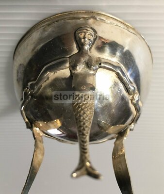 Saliera In Stile Impero Con Sostegni A Sirena