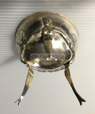 Saliera In Stile Impero Con Sostegni A Sirena