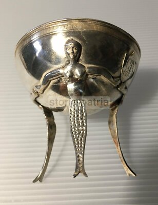 Saliera In Stile Impero Con Sostegni A Sirena