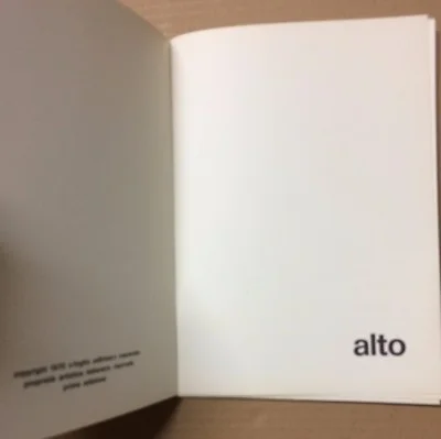 Filippo Alto: Monografia d'arte Moderna, Bari e Puglia, Macerata 1970