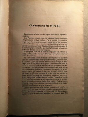 Leon Dumas, Cinematographie Mondiale, 1913