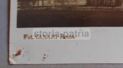 Antica Fotografia Del Fotografo Vasari, Veduta Architettonica Monumentale, Roma