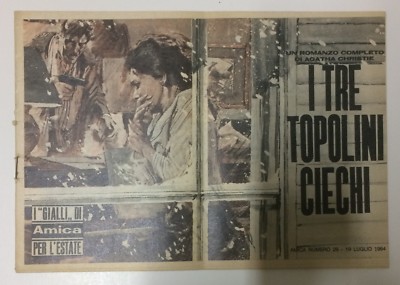 Letteratura Poliziesca: Agatha Christie, 1964. Supplemento Amica Con Pubblicità Cynar E Auto Innocenti