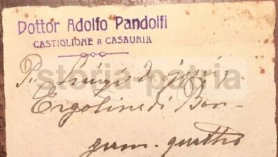 Abruzzo, Castiglione A Casauria: Medicina, Farmaceutica, Pandolfi, Prescrizione, Primo Novecento